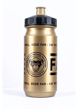 CHIMP'TEAM BlackOnGold Fahrradflasche 0.5l