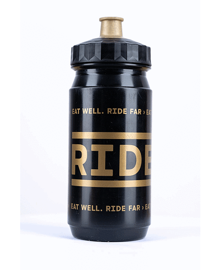 CHIMP'TEAM GoldOnBlack Fahrradflasche 0,5l