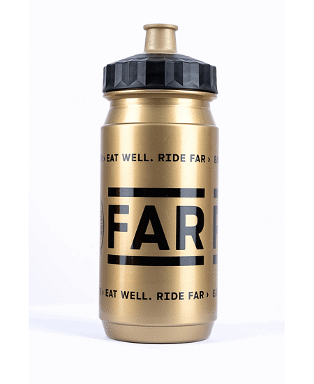 CHIMP'TEAM BlackOnGold Fahrradflasche 0.5l